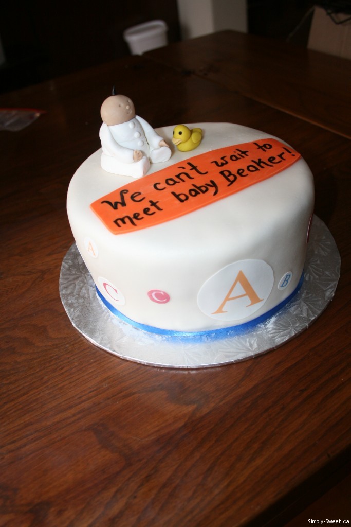 Congratulations! It’s A Cake! » baby shower cake – beaker